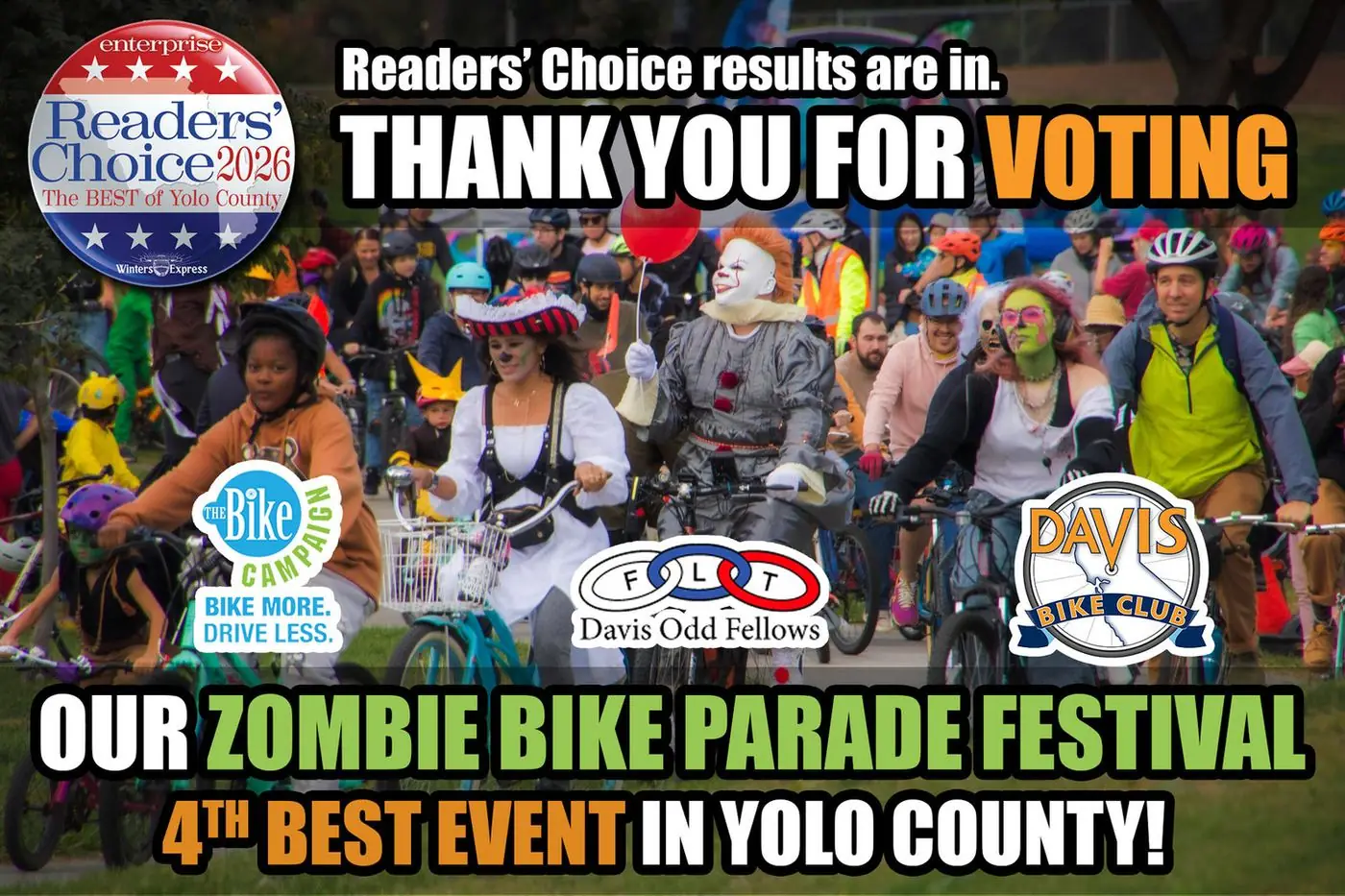 Zombie Bike Ride - A Winner