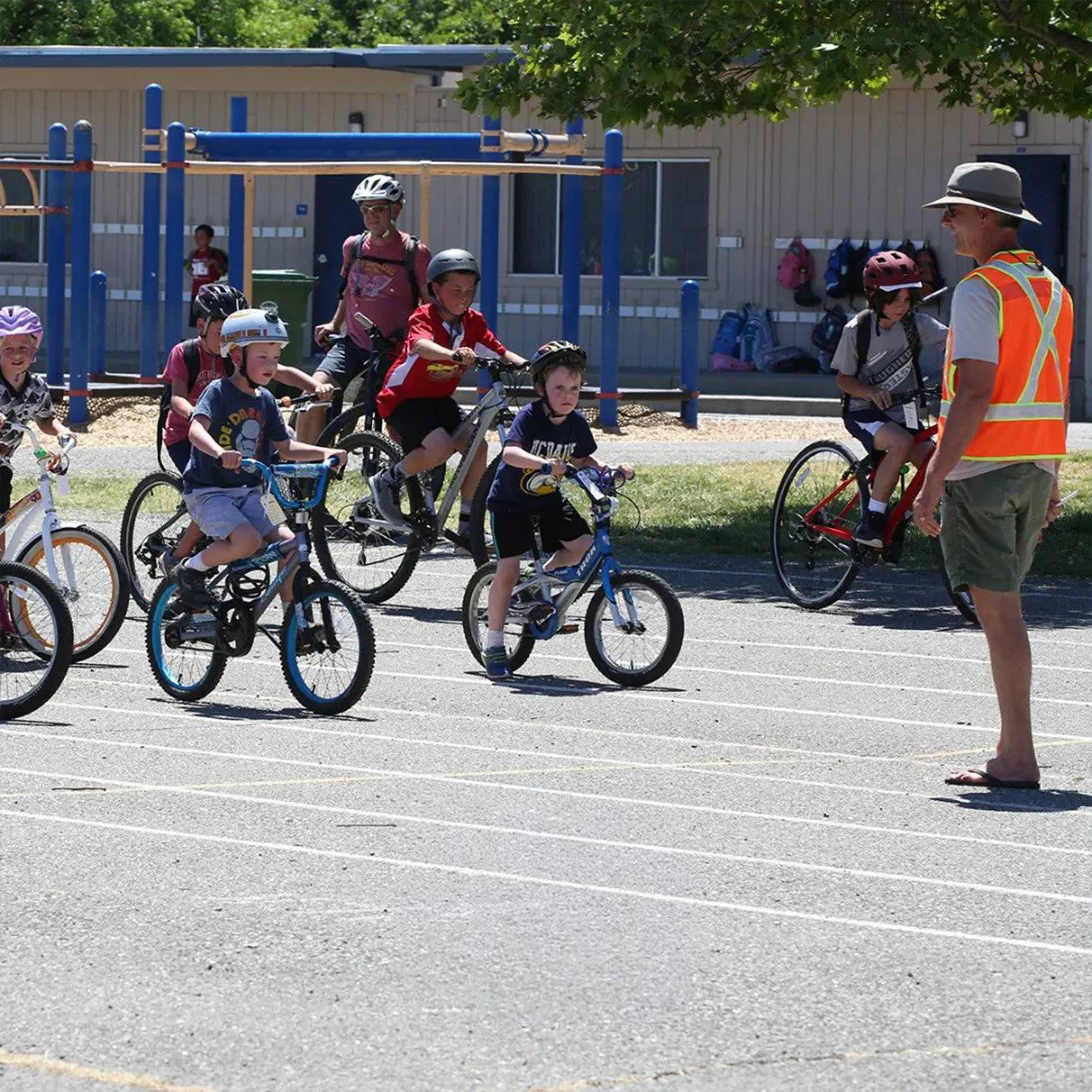 Next generation of young bicyclists